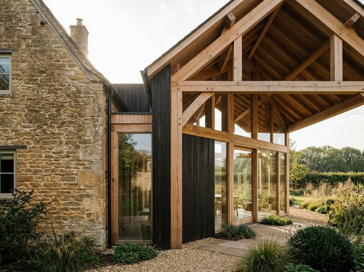 Pavillon de jardin — Extension contemporaine à Strassen