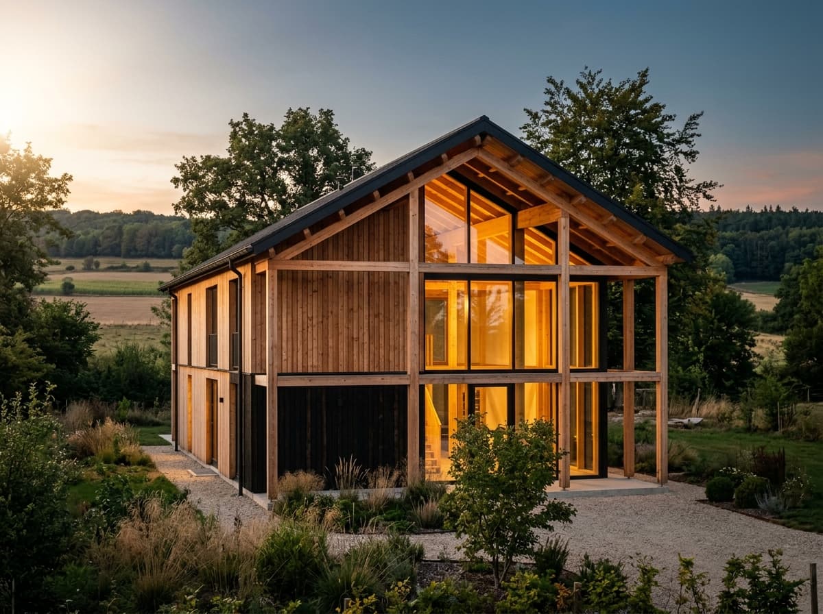 Maison de la route d’Ettelbruck — Maison neuve · Ossature à Mersch